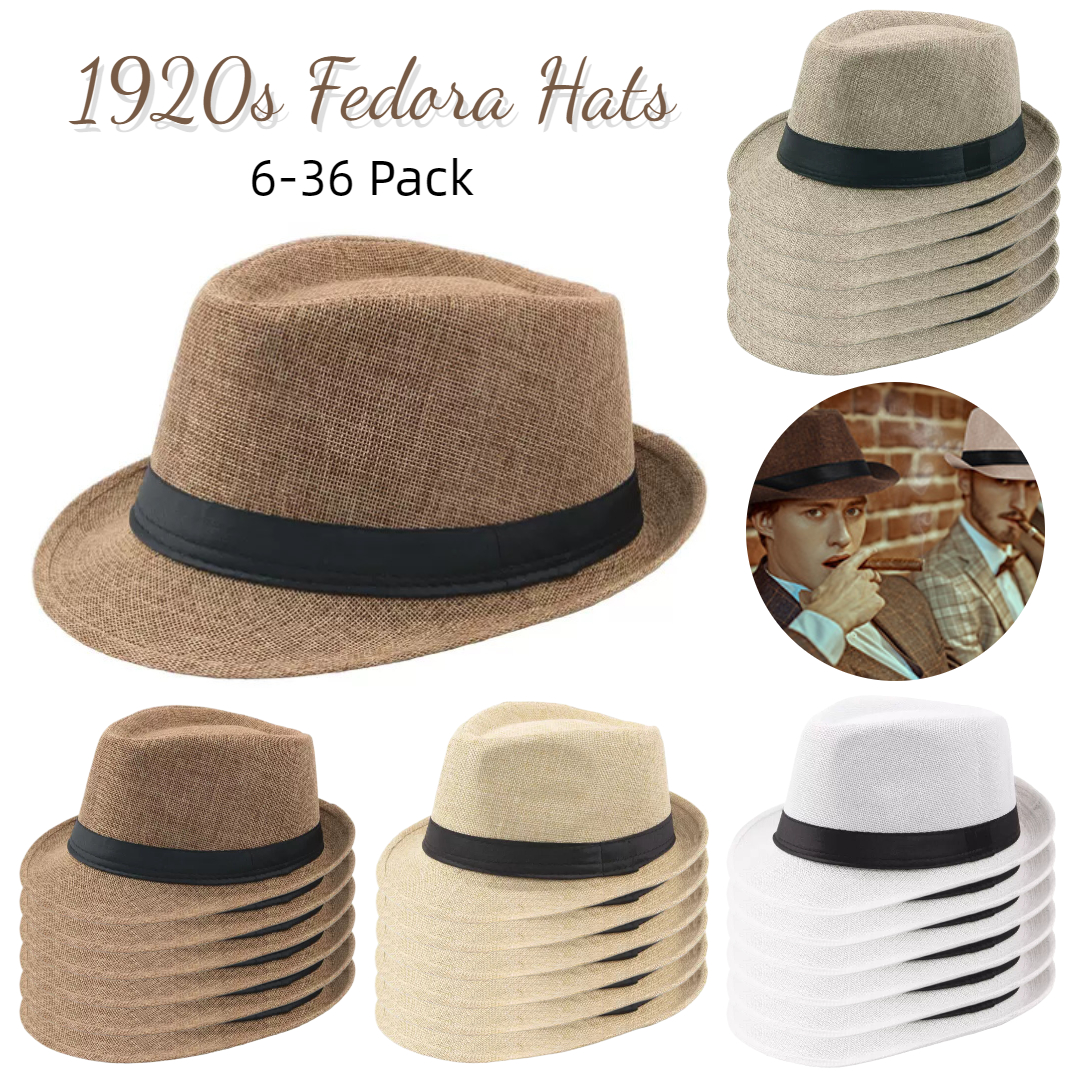 Bucket Hat Straw - 6-36PCS Short Brim Sun Panama Hats