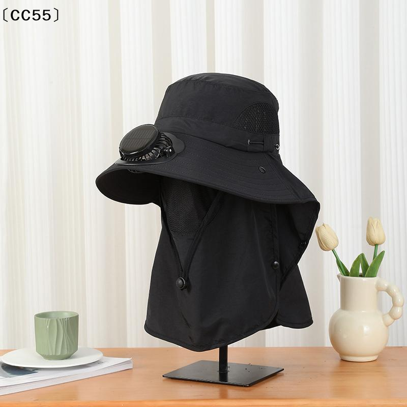 Men Fan Hat With Solar Panel W - Bucket Hat Straw reseña y precio