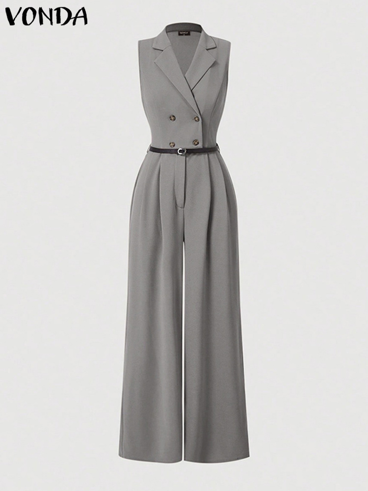 Plus Size 5XL VONDA Elegant Wo - Shirt Camp Collar reseña y precio