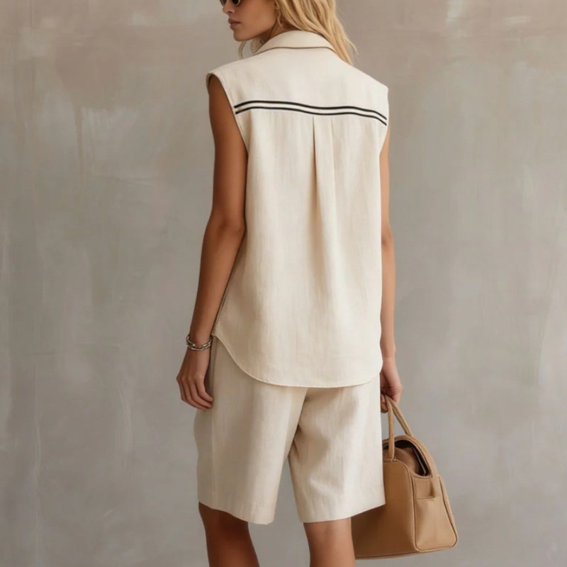 Summer Fashion Solid Linen Ble - Linen Shirt Breathable reseña y precio