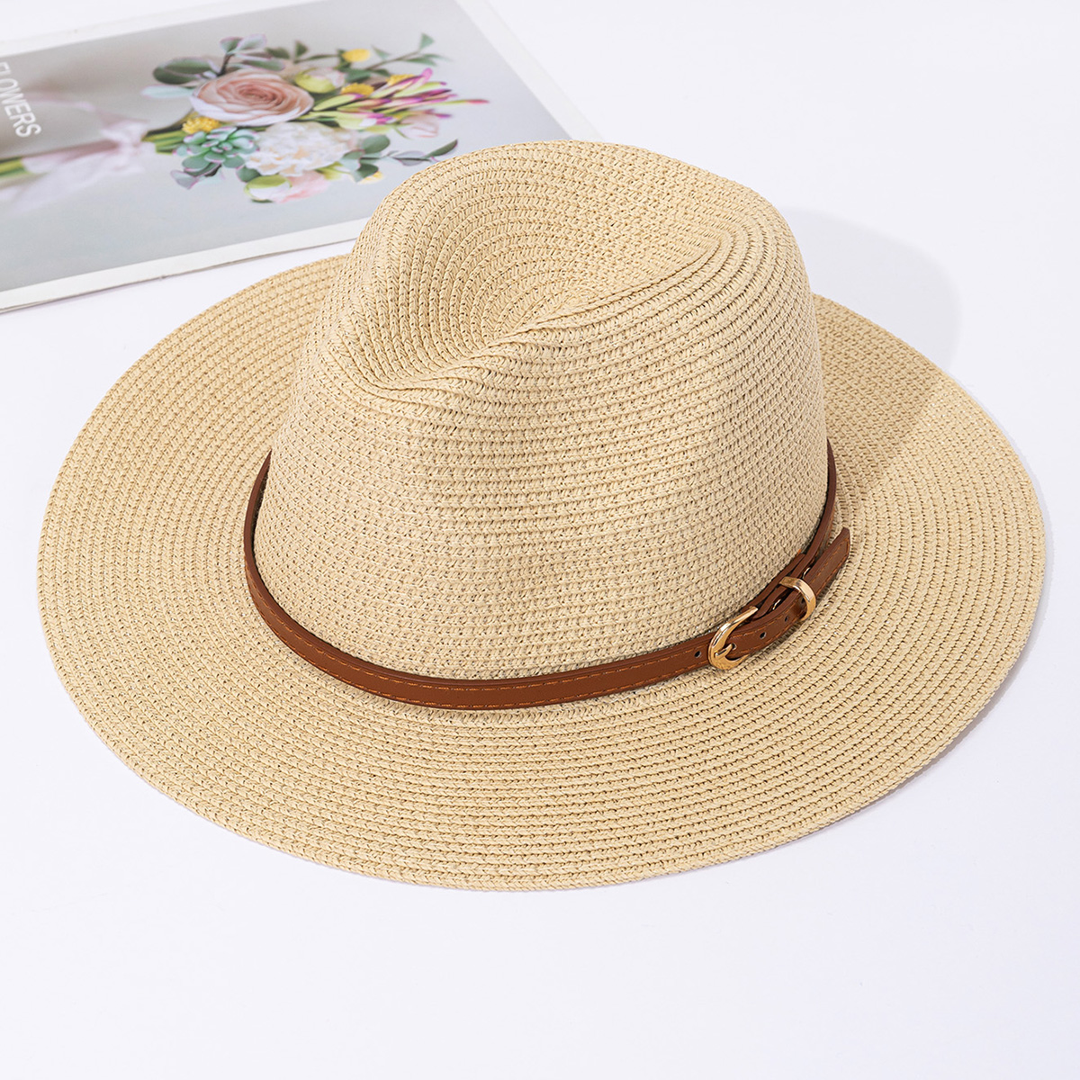 Panama straw hat, female jazz  - Bucket Hat Straw reseña y precio