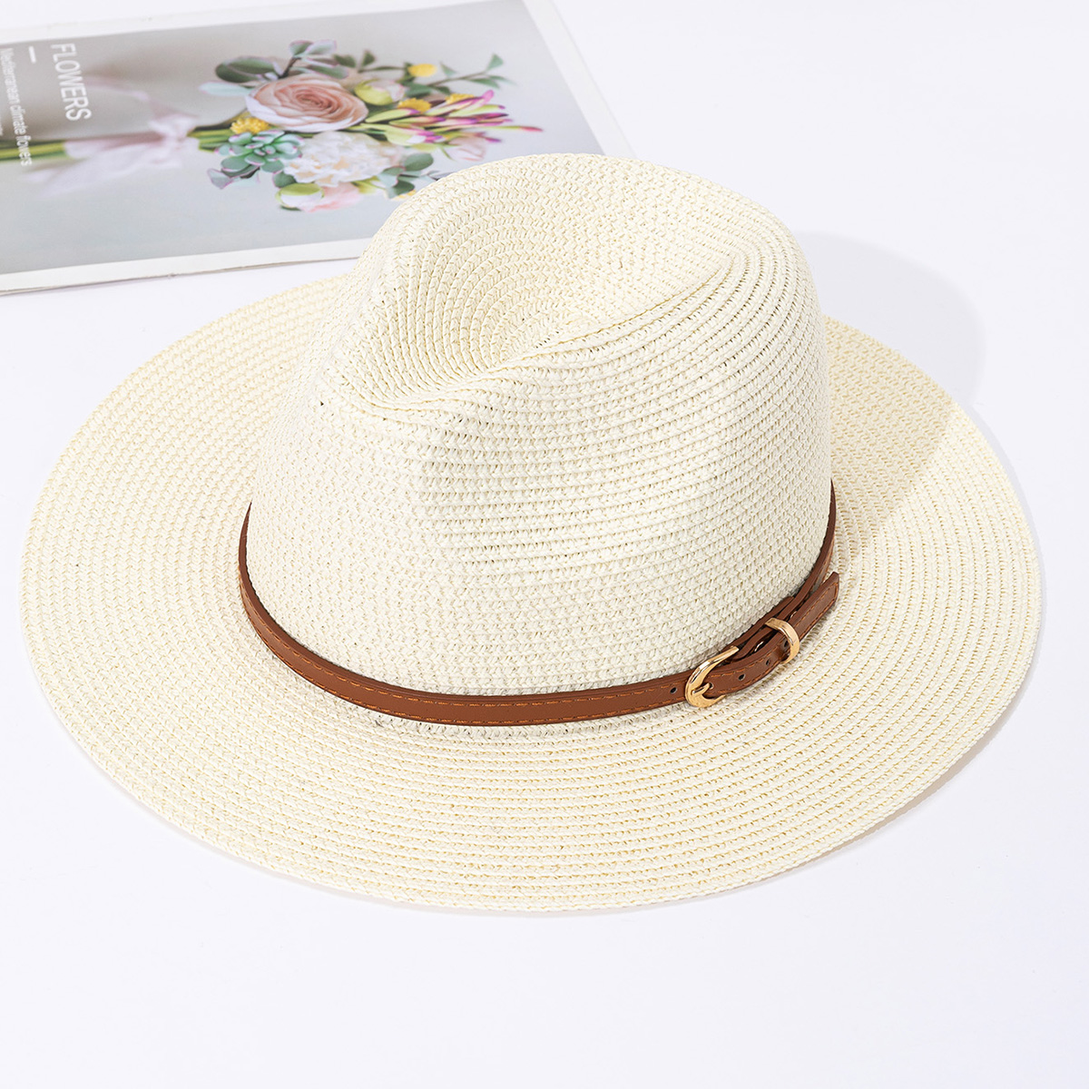Panama straw hat, female jazz  - Bucket Hat Straw reseña y precio