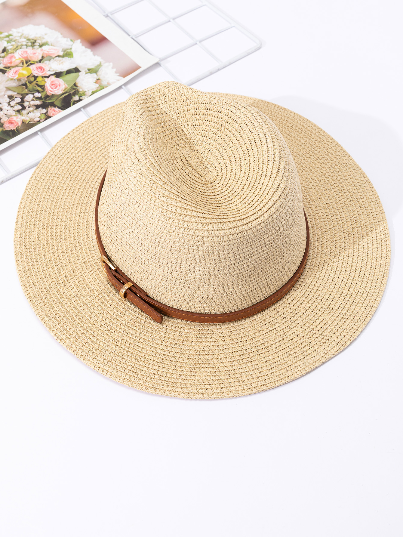 Panama straw hat, female jazz  - Bucket Hat Straw reseña y precio