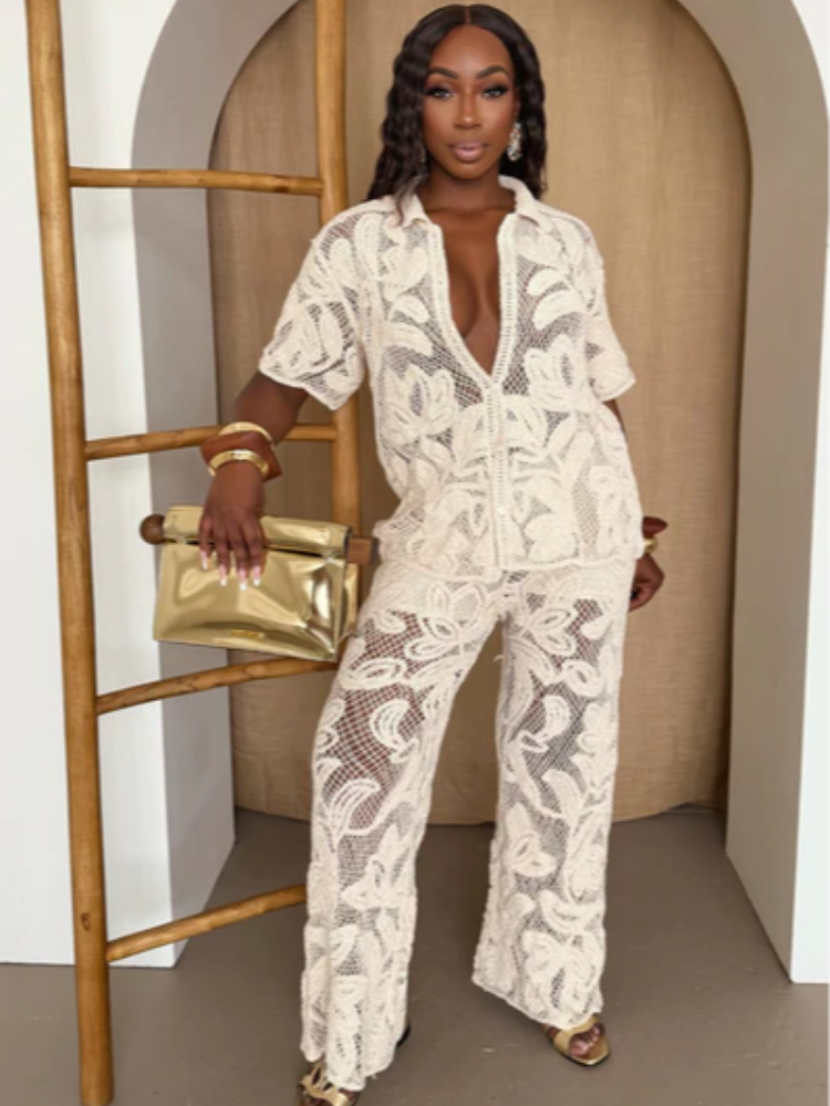 Women's Stylish 2 Piece Set Cr - Resort Shirt Floral reseña y precio