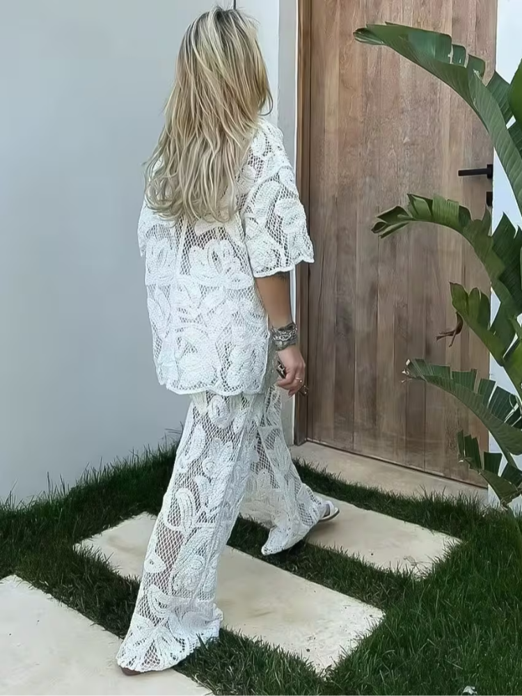 Women's Stylish 2 Piece Set Cr - Resort Shirt Floral reseña y precio