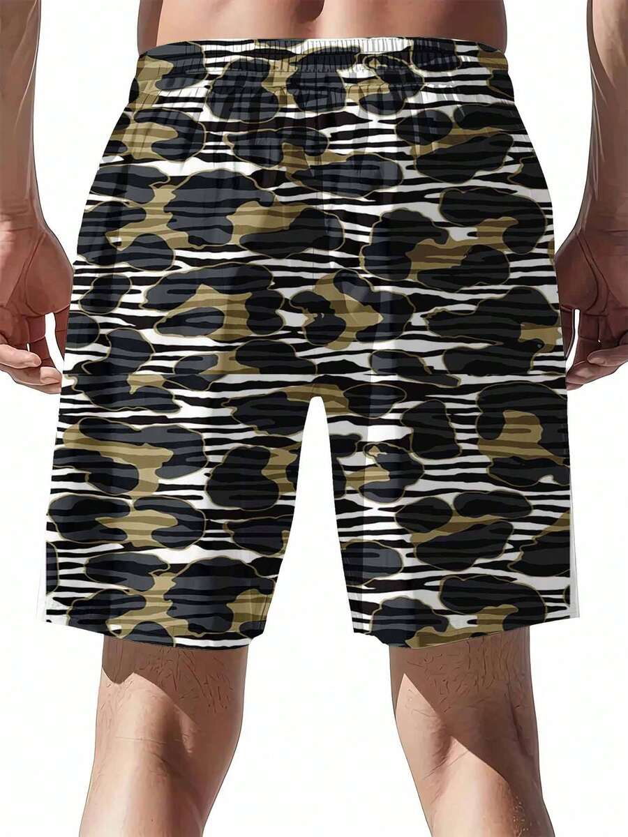 Mens Camouflage Print Swim Tru - Swim Trunk Quick Dry reseña y precio
