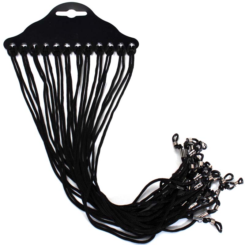 12pcs/set Black Nylon Cord Eye - Sunglass Retainer Cord reseña y precio