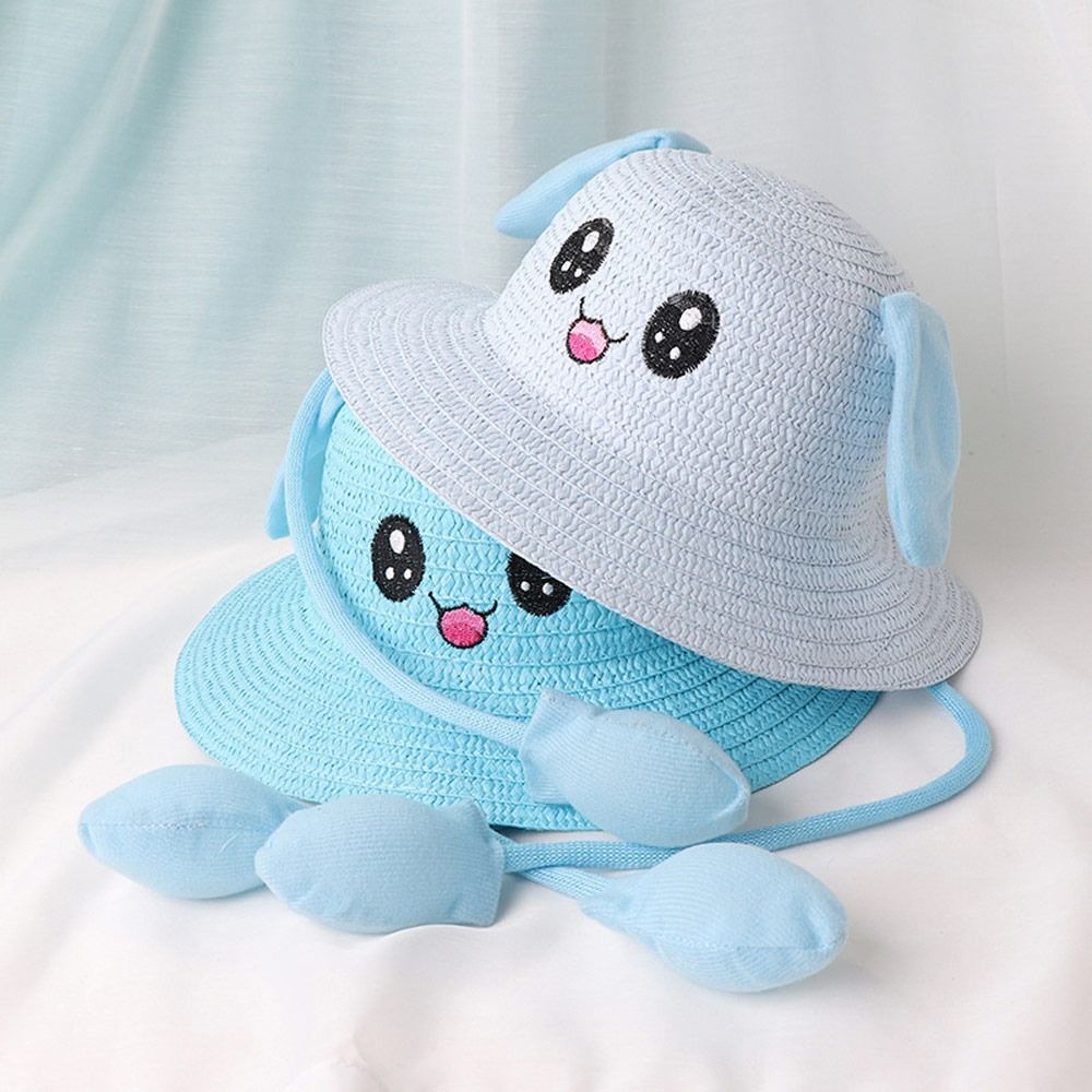 Summer Bucket Cap Moving Ears  - Bucket Hat Straw reseña y precio