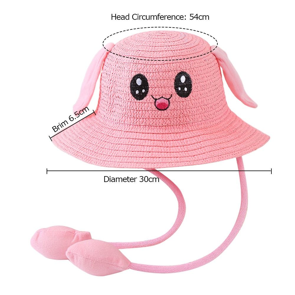 Summer Bucket Cap Moving Ears  - Bucket Hat Straw reseña y precio