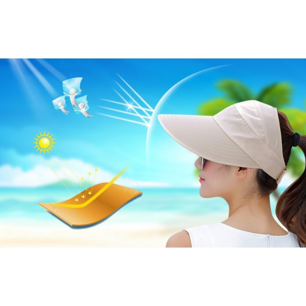 Sun Hats for Women Wide Brim U - Packable Hat Nylon reseña y precio