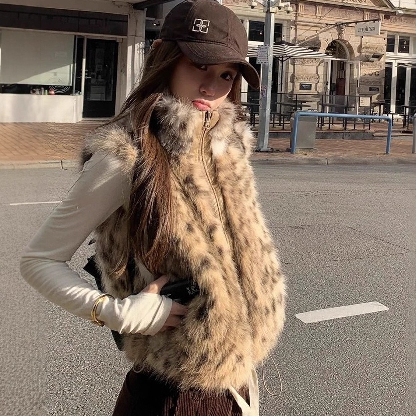 Women Faux Fur Vest Coats Shor - Short Linen Drawstring reseña y precio