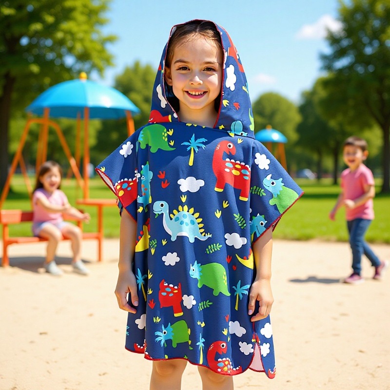 Large Size Children's Soft Qui - Beach Towel Large reseña y precio
