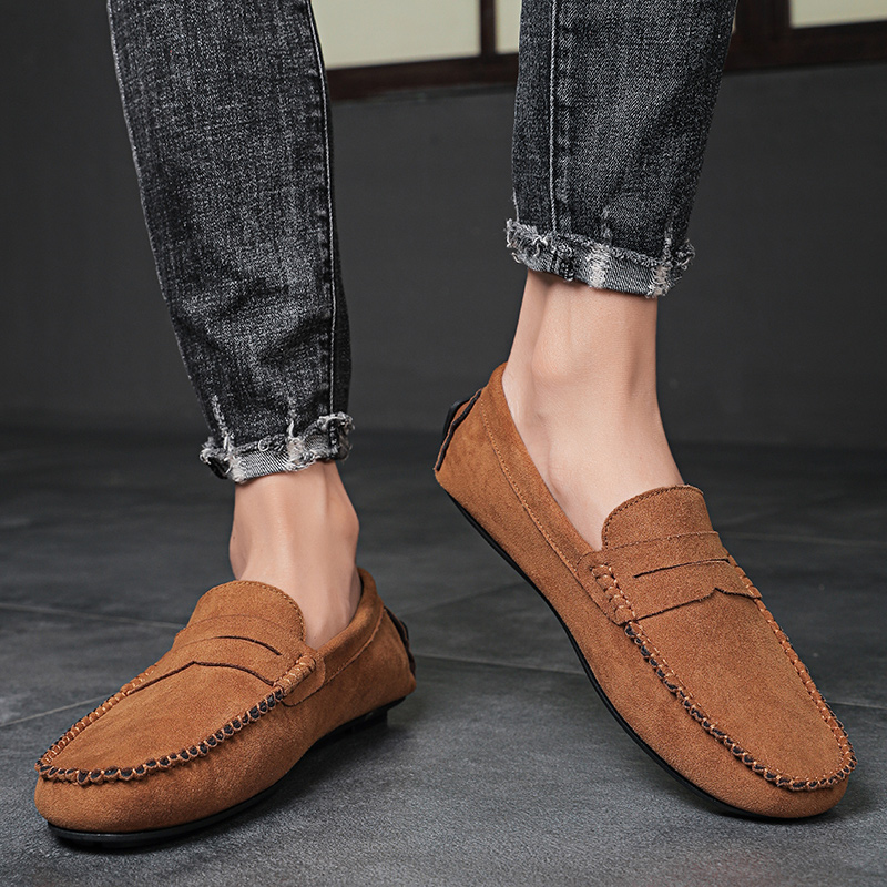 Trend Suede Men Casual Shoes B - Espadrille Slip On reseña y precio