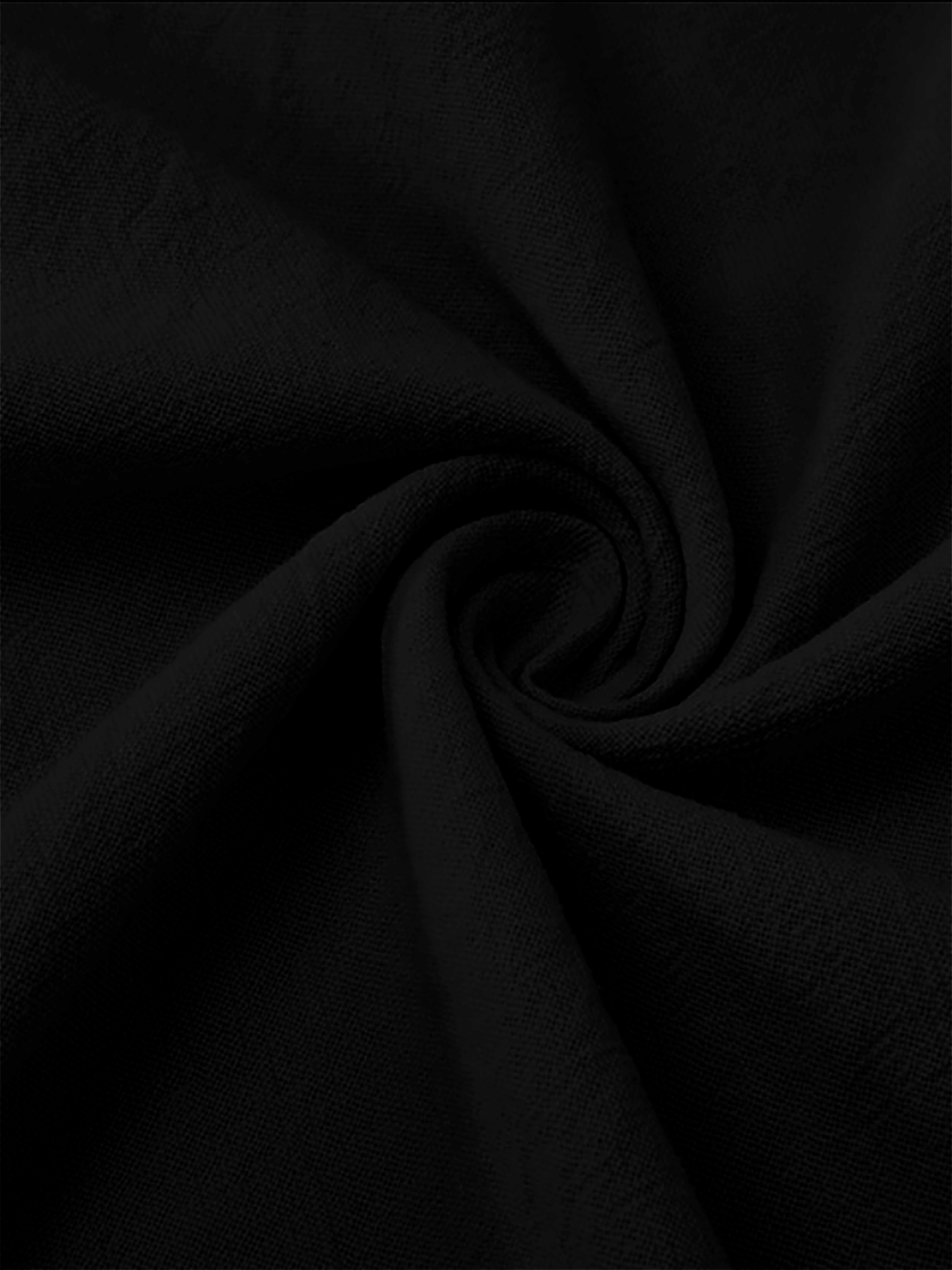 Elegant Black Henley Short-Sle - Linen Shirt Breathable reseña y precio