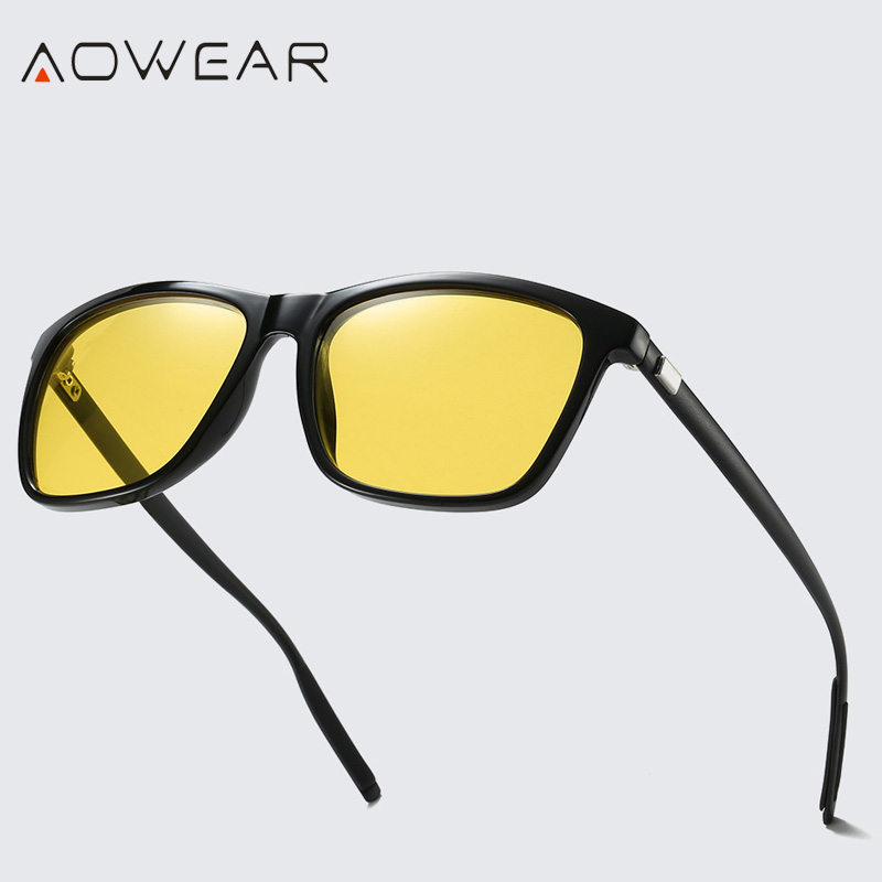AOWEAR HD Polarized Night Visi - Sunglasses Aviator Polarized reseña y precio