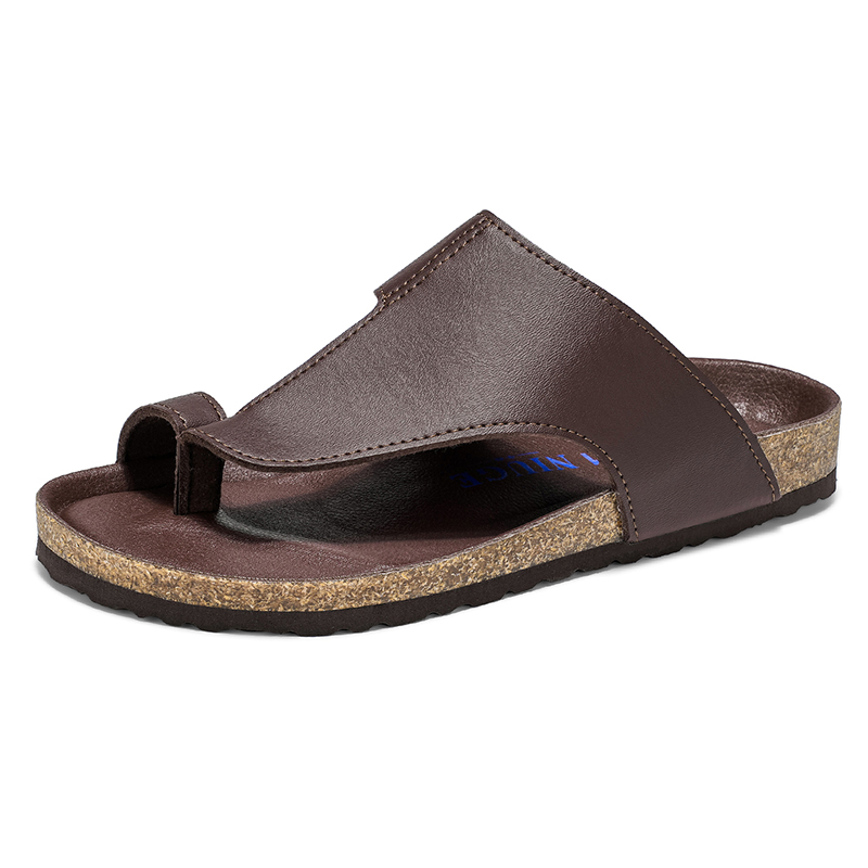 Summer Plus Big Size 48 49 Cor - Flip Flop Leather Men reseña y precio