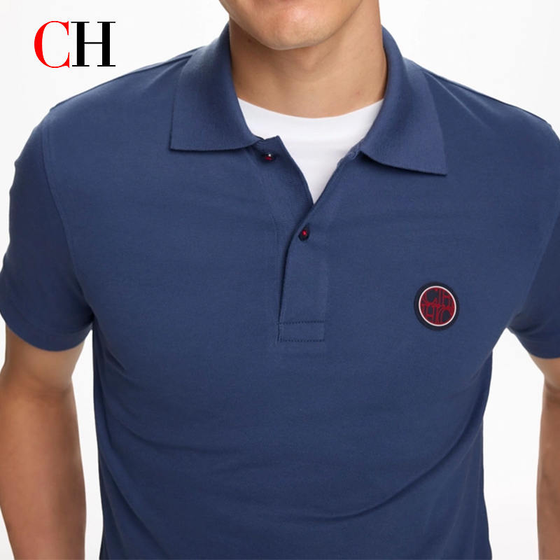 CH Red Accent Circular Rubber  - Polo Shirt Pique reseña y precio