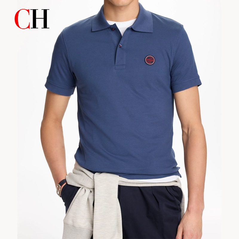 CH Red Accent Circular Rubber  - Polo Shirt Pique reseña y precio