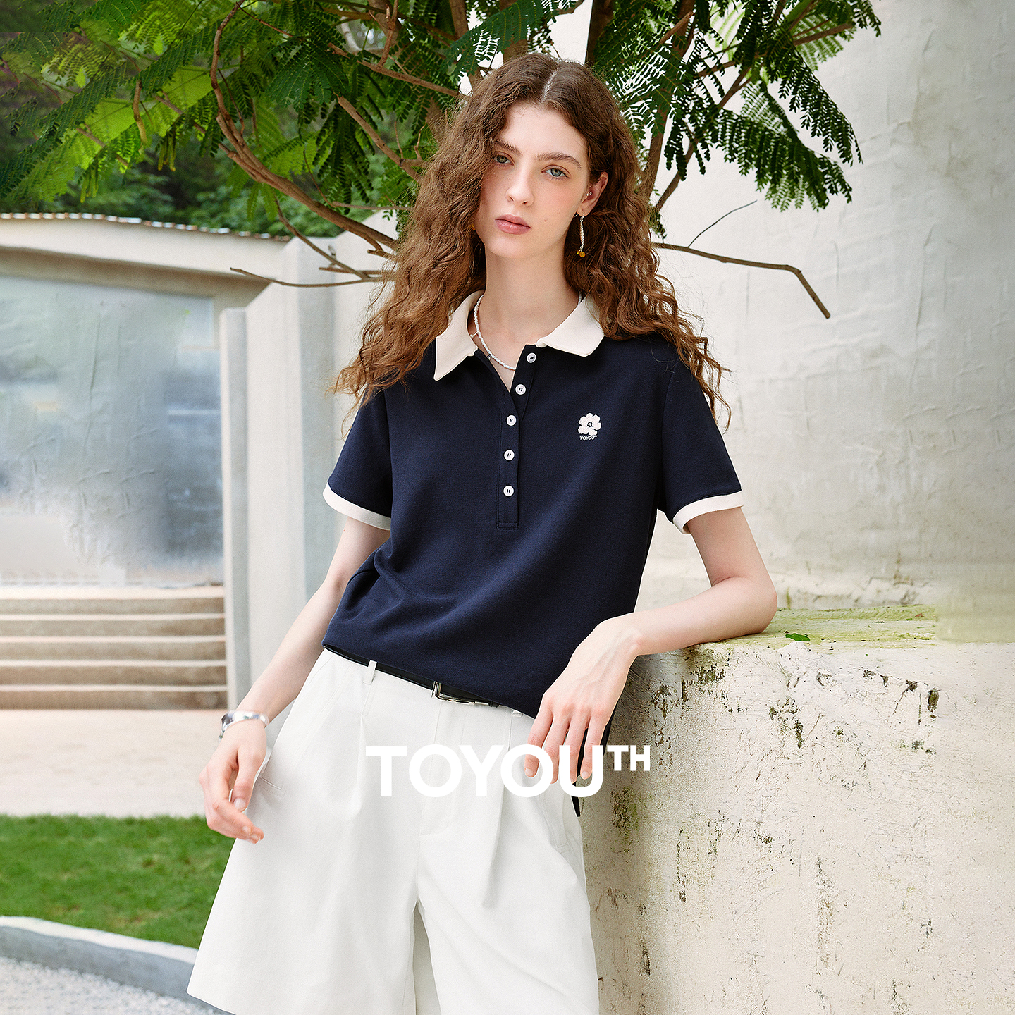 TOYOUTH Women T-shirts 2026 Su - Polo Shirt Pique reseña y precio