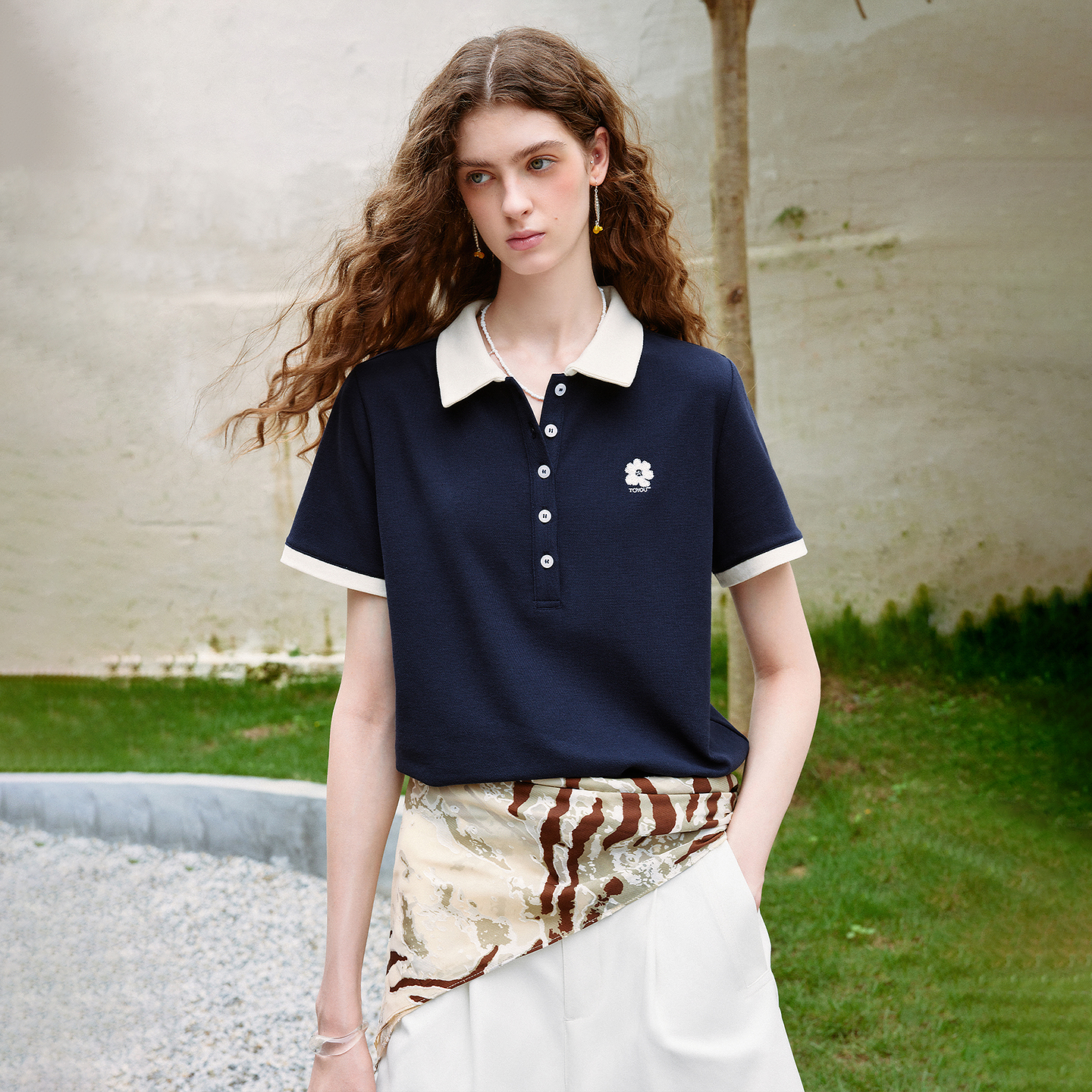 TOYOUTH Women T-shirts 2026 Su - Polo Shirt Pique reseña y precio