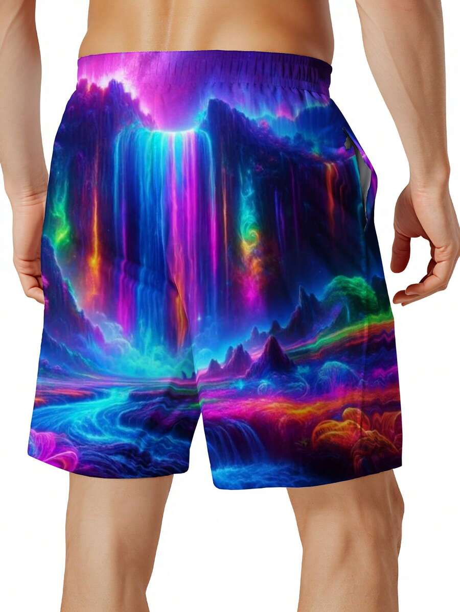 Mens 3D Full Print Quick Dry B - Swim Trunk Quick Dry reseña y precio