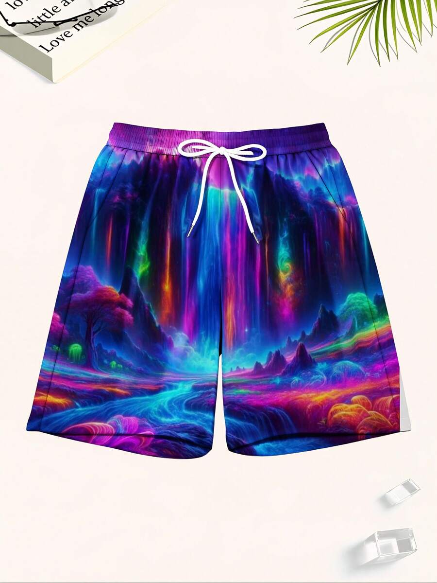 Mens 3D Full Print Quick Dry B - Swim Trunk Quick Dry reseña y precio