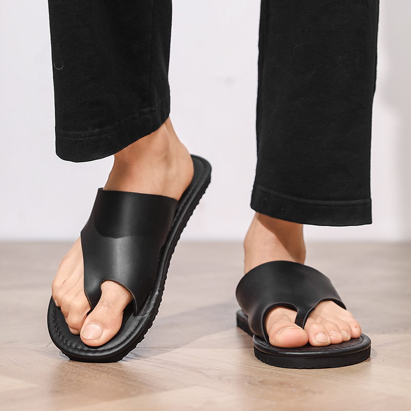 High Quality Mens Slippers Fas - Flip Flop Leather Men reseña y precio