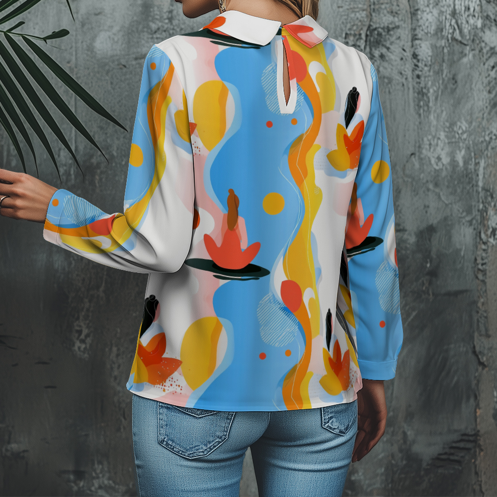 Women's Floral Shirt Cute 3/4  - Resort Shirt Floral reseña y precio