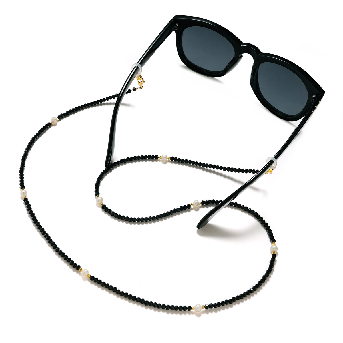 Pearl Crystal Glasses Chain wo - Sunglass Retainer Cord reseña y precio