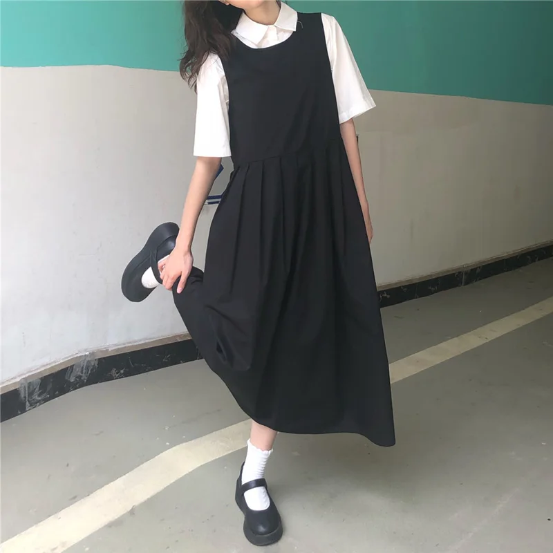 Two Piece Sets Women Japanese  - Shirt Camp Collar reseña y precio