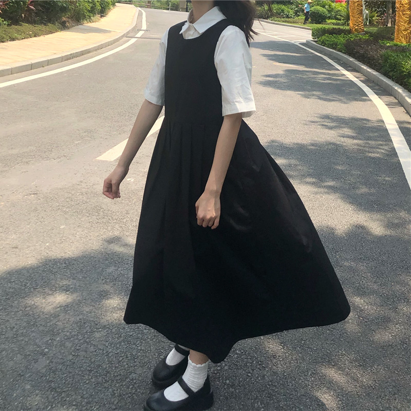 Two Piece Sets Women Japanese  - Shirt Camp Collar reseña y precio