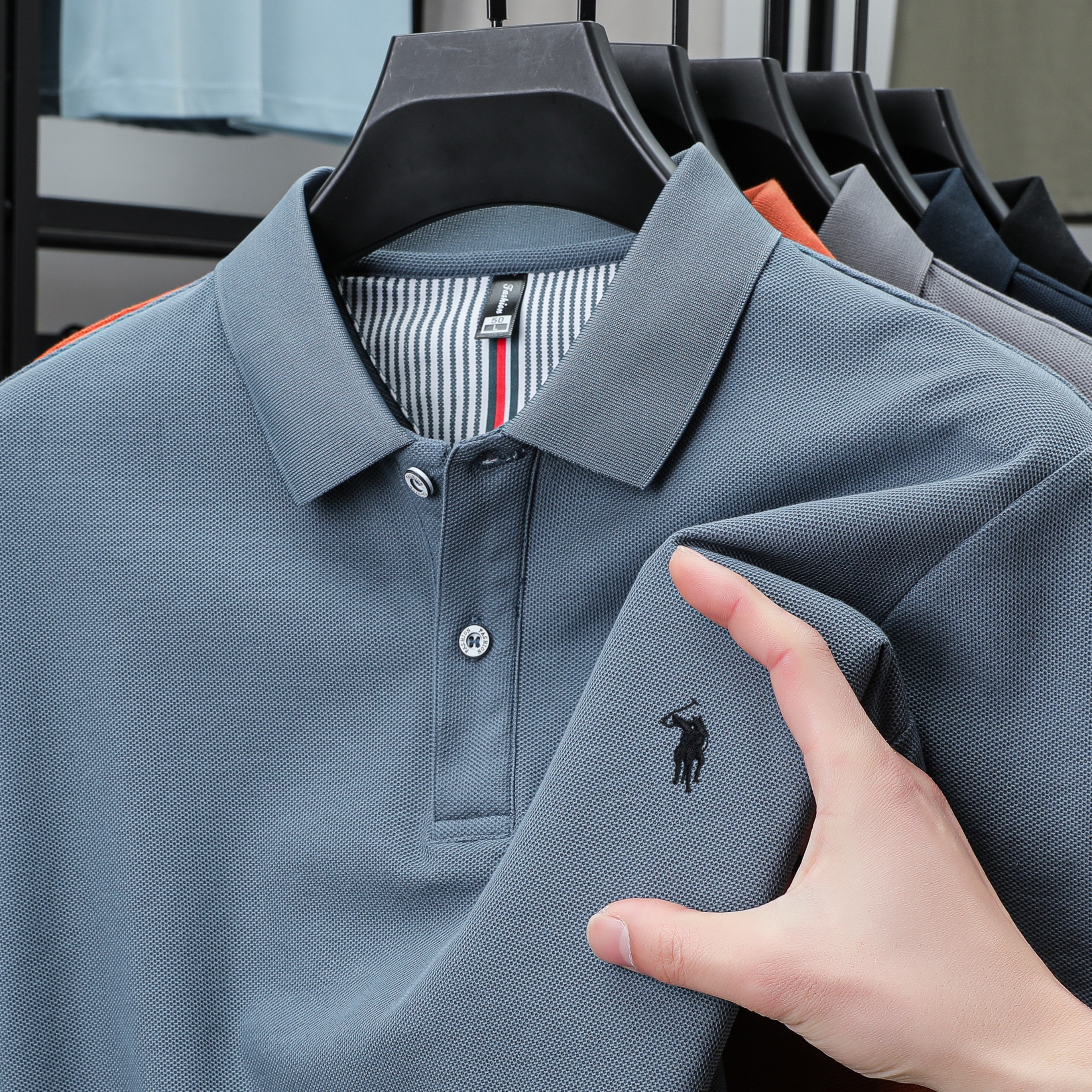 100% pure cotton men's short s - Polo Shirt Pique reseña y precio