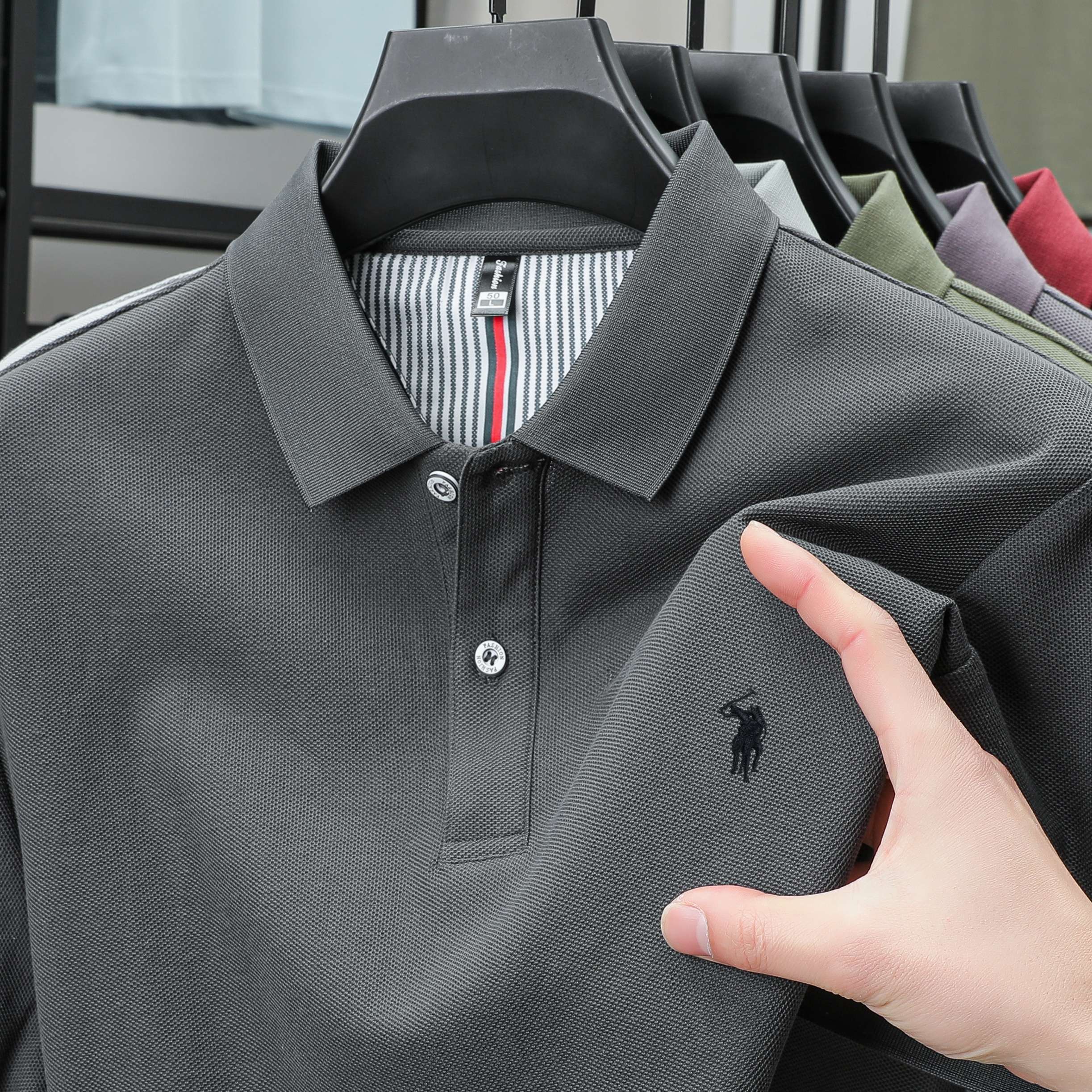 100% pure cotton men's short s - Polo Shirt Pique reseña y precio