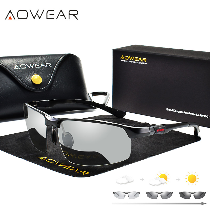 AOWEAR Photochromic Sunglasses - Sunglasses Aviator Polarized reseña y precio