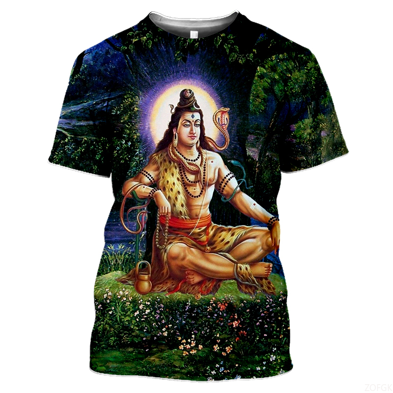 Summer Fashion Indian Deities  - Tee Graphic Print reseña y precio