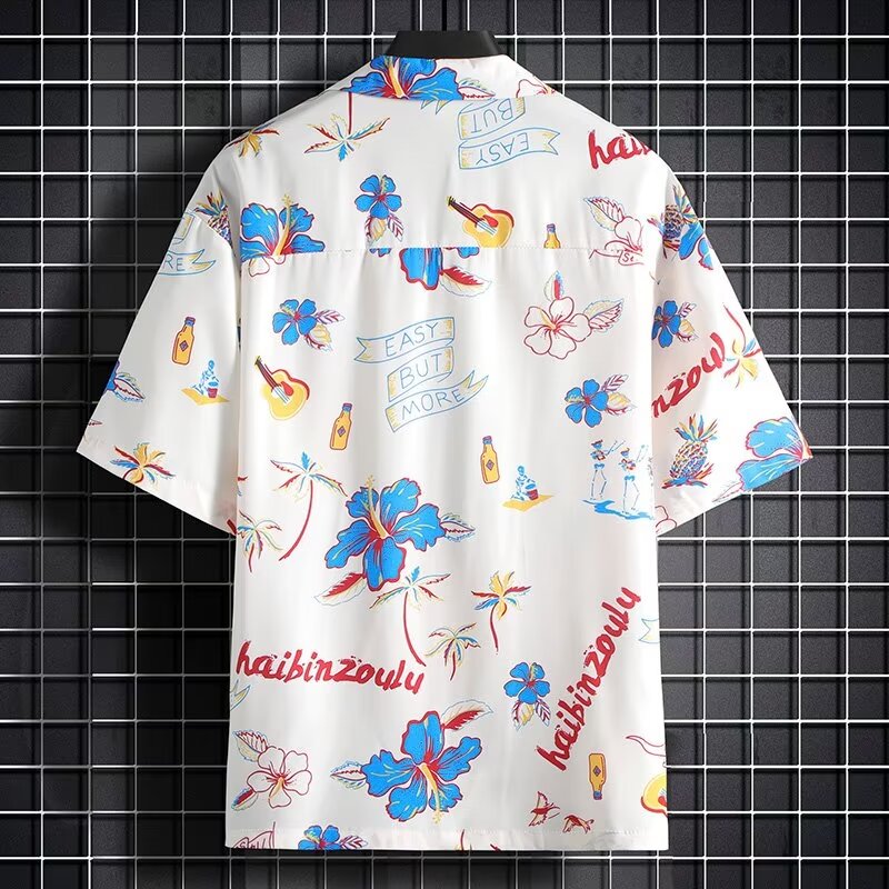 Resort Casual Short-Sleeved Sh - Resort Shirt Floral reseña y precio
