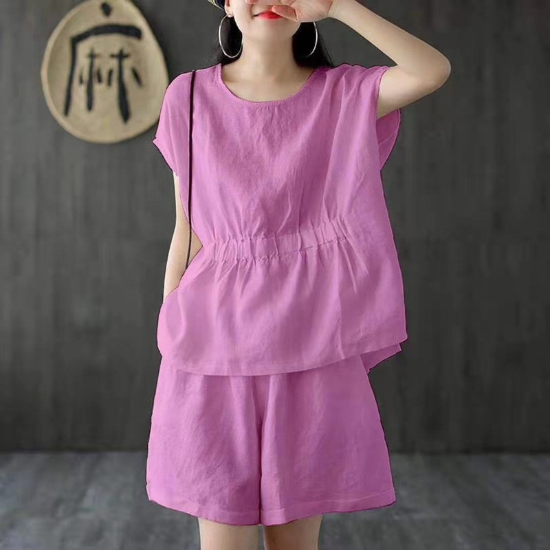 Linen casual solid color two-p - Linen Shirt Breathable reseña y precio