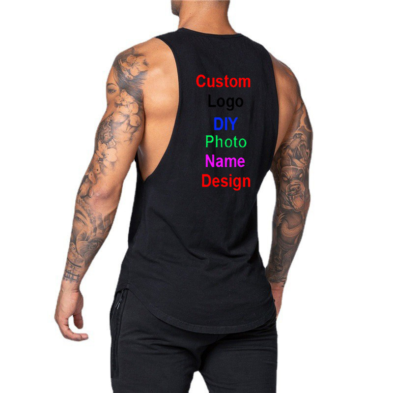 DIY Customized Logo Brand Gym  - Tank Top Muscle reseña y precio