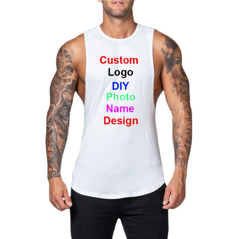DIY Customized Logo Brand Gym  - Tank Top Muscle reseña y precio
