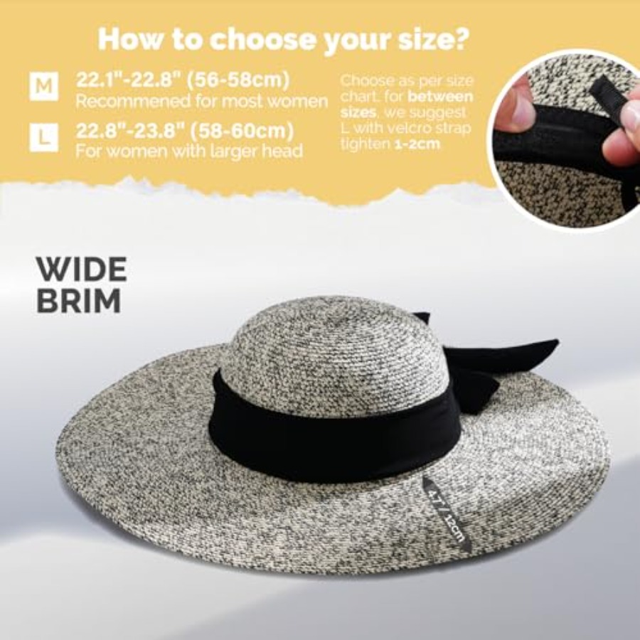 Hat Hut Wide Brim Beach Sun Ha - Packable Hat Nylon reseña y precio