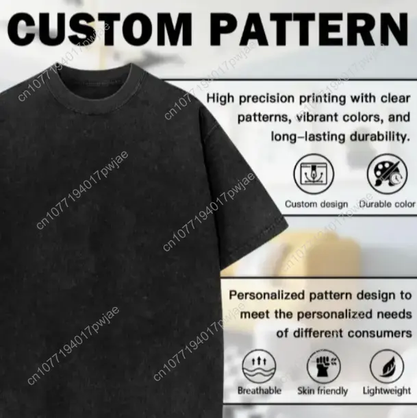 Retro Washed Black Oversized T - Tee Graphic Print reseña y precio
