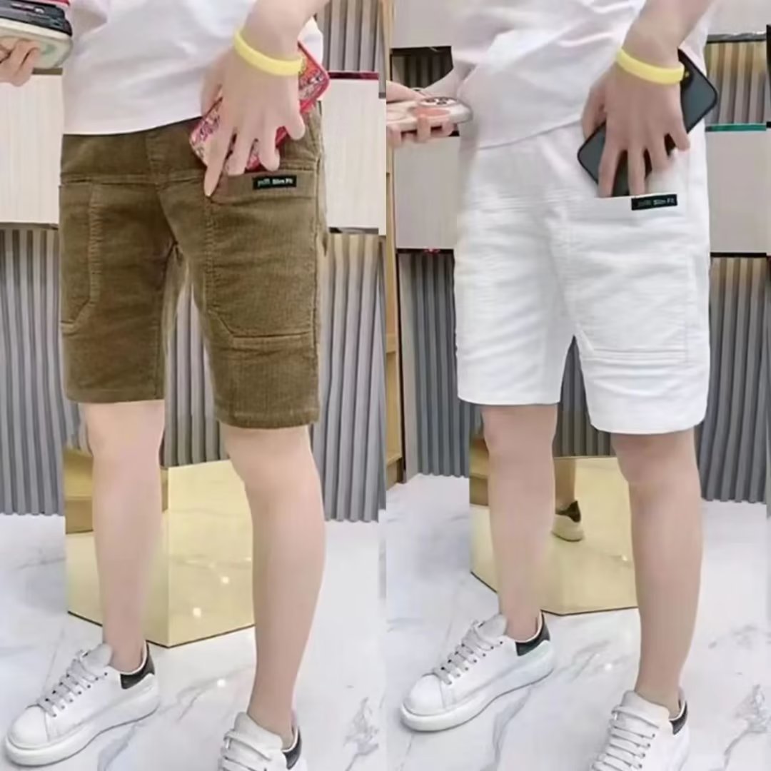 Slim Fit Summer Thin Corduroy  - Shorts Chino Slim reseña y precio
