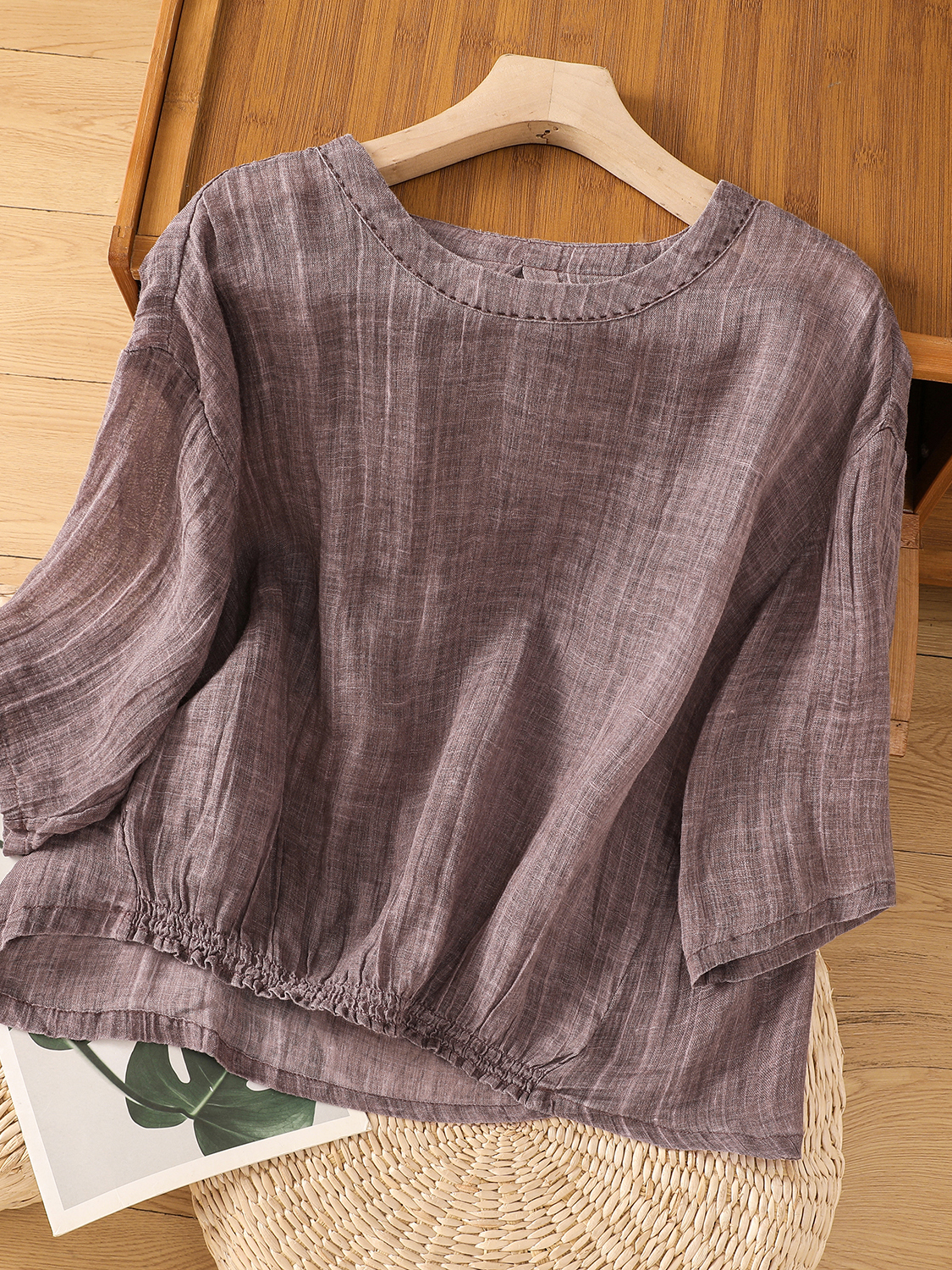 Summer Thin Cotton Linen Loose - Linen Shirt Breathable reseña y precio