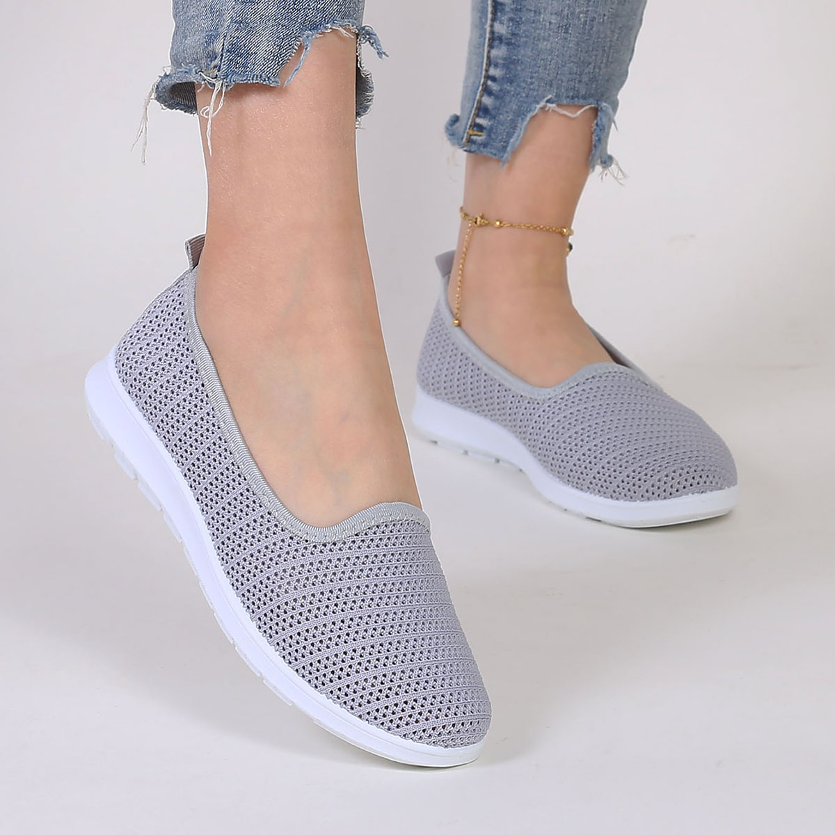 Women's summer breathable mesh - Espadrille Slip On reseña y precio