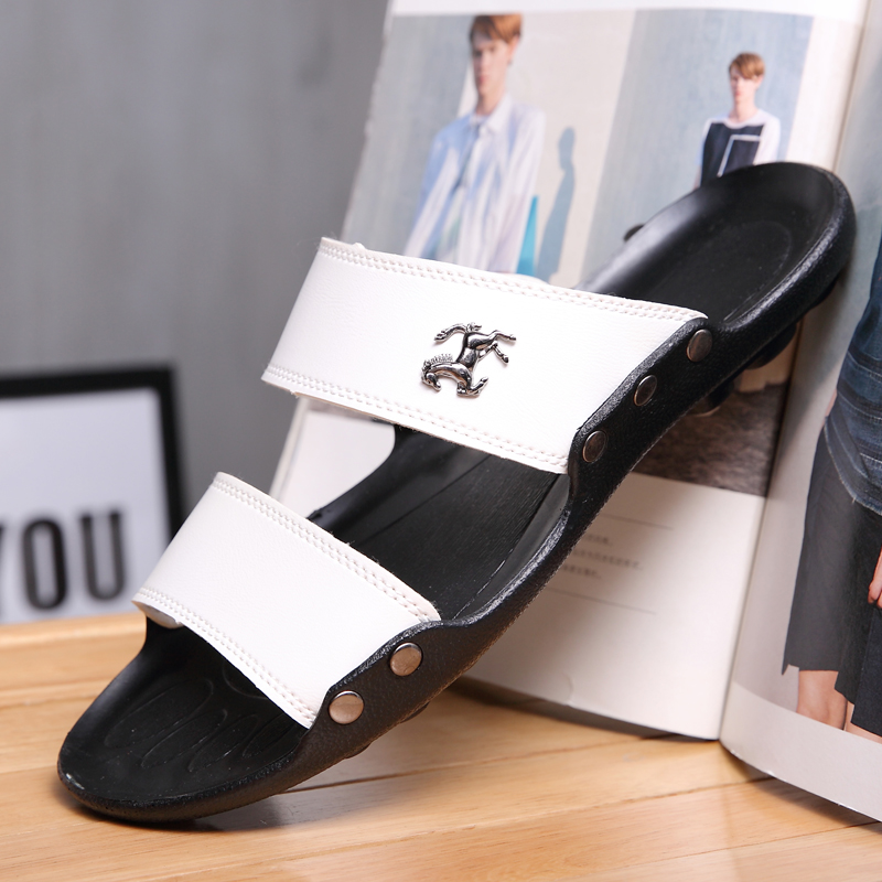 HKDQ Hot Sale Designer Slipper - Flip Flop Leather Men reseña y precio