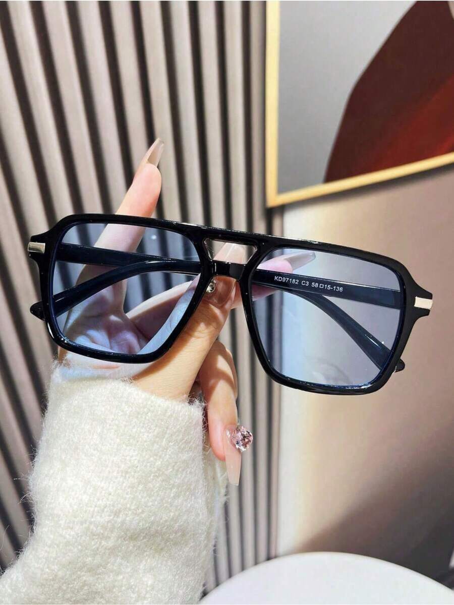 Fashion Double Bridge Aviator  - Sunglasses Aviator Polarized reseña y precio