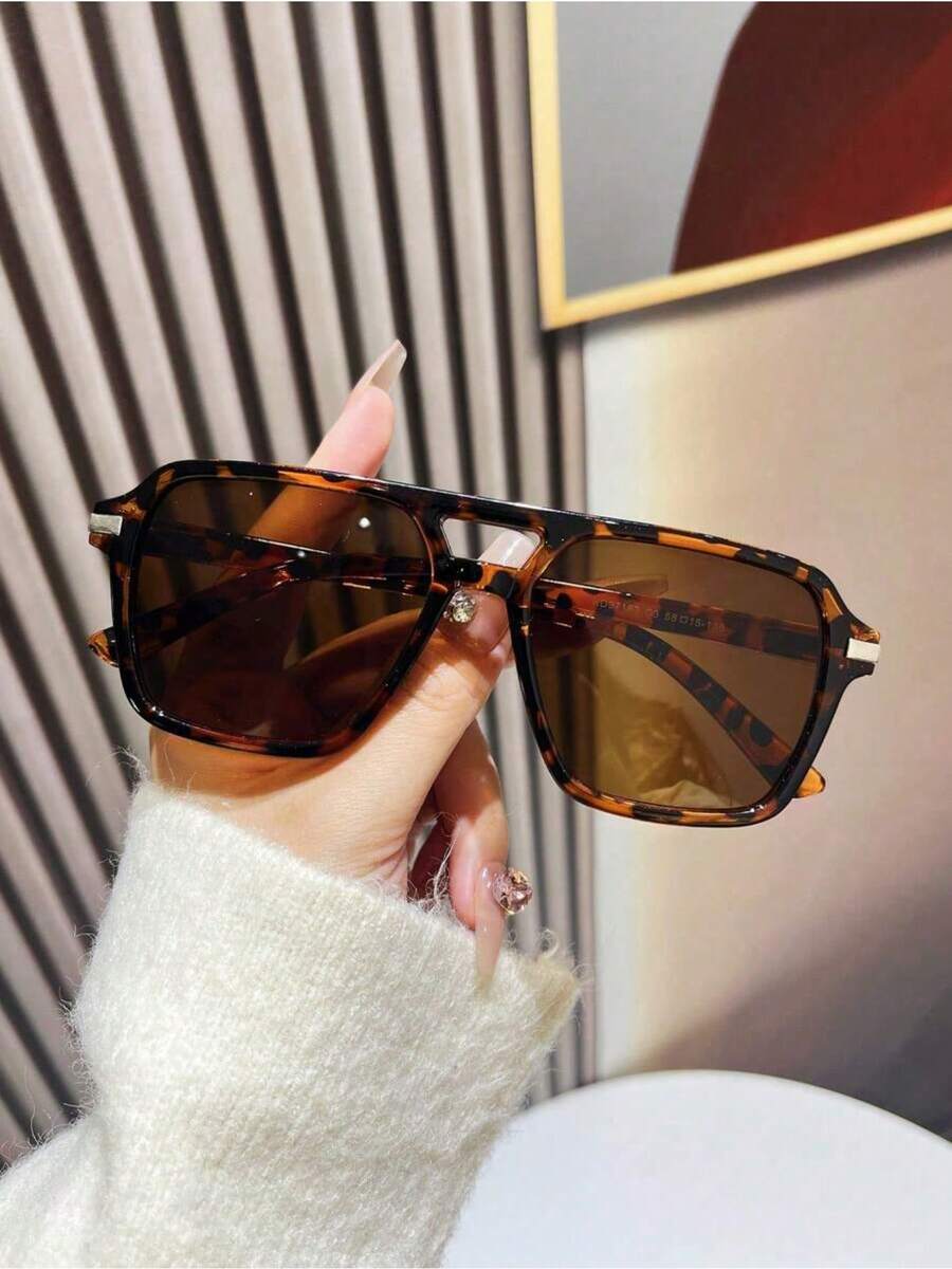 Fashion Double Bridge Aviator  - Sunglasses Aviator Polarized reseña y precio