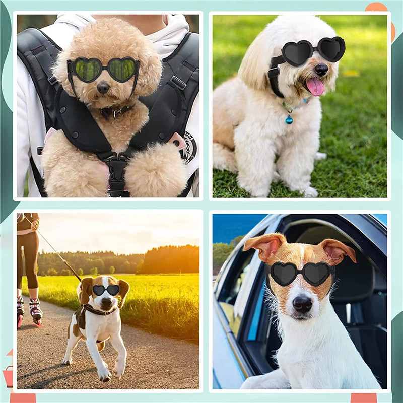 1 PC Heart-shaped Small Dog Su - Sunglass Retainer Cord reseña y precio