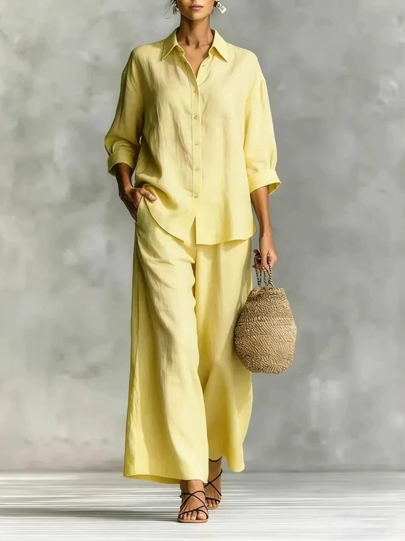 Women's New 7-Sleeve Shirt & W - Linen Shirt Breathable reseña y precio