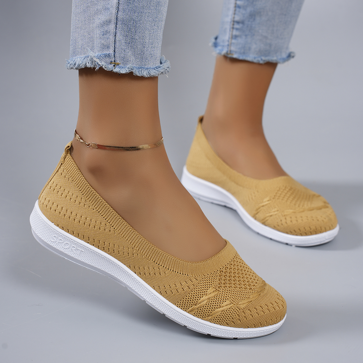 Women's summer breathable mesh - Espadrille Slip On reseña y precio